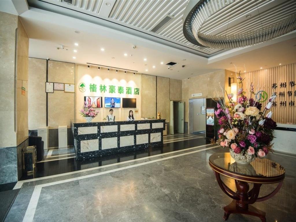 Greentree Inn Jiangsu Suzhou Wuzhong District Dongwu North Road Business Hotel Bagian luar foto